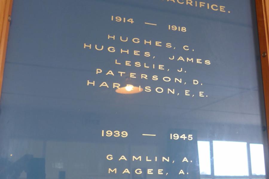 Kapuni war memorial hall
