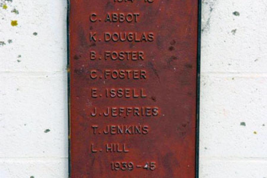Detail from memorial