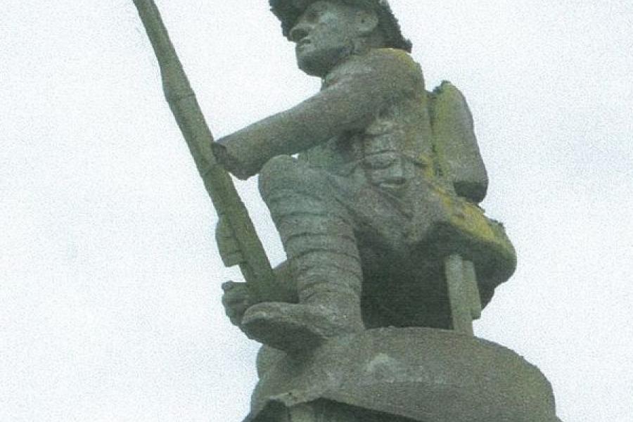 The old Katea war memorial