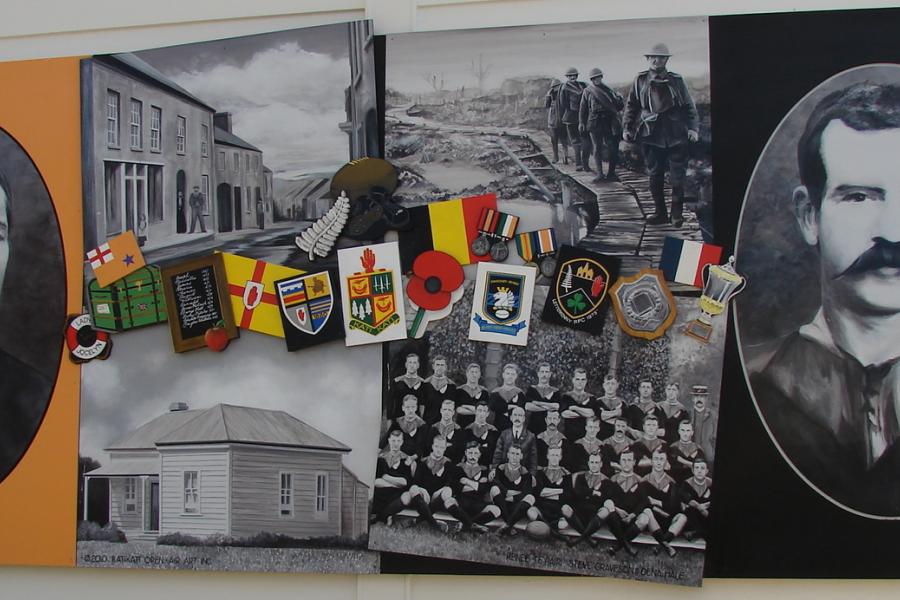 Katikati School Memorial Image board