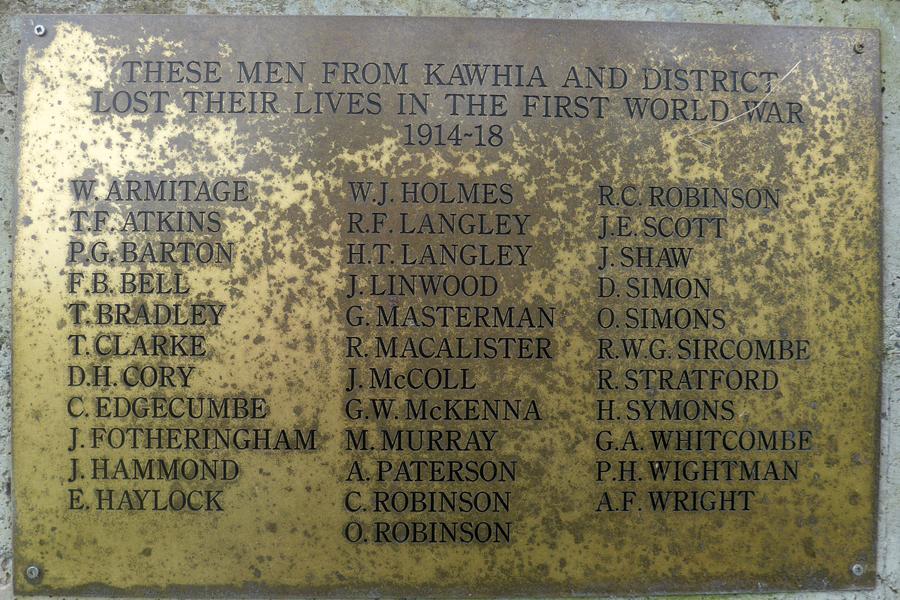 Kawhia First World War memorial lychgate
