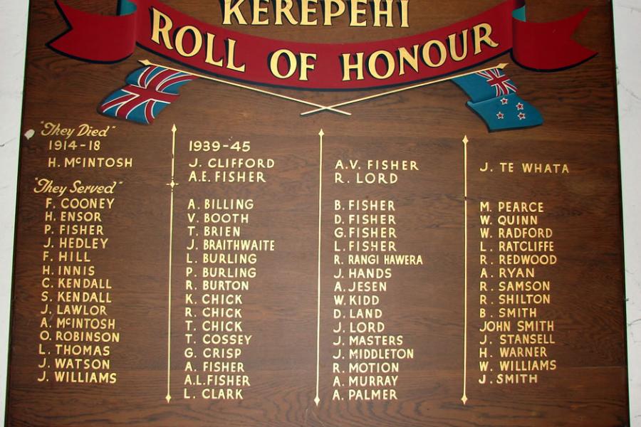 Kerepihi Domain memorials