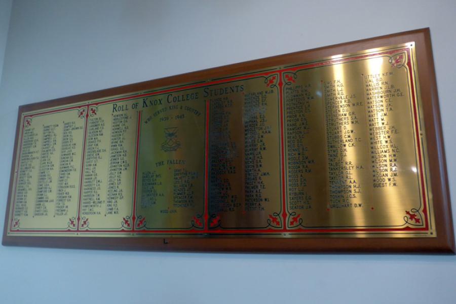 Knox College war memorials
