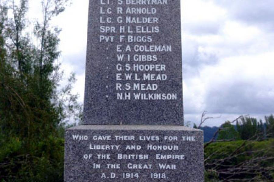 Kohatu war memorial