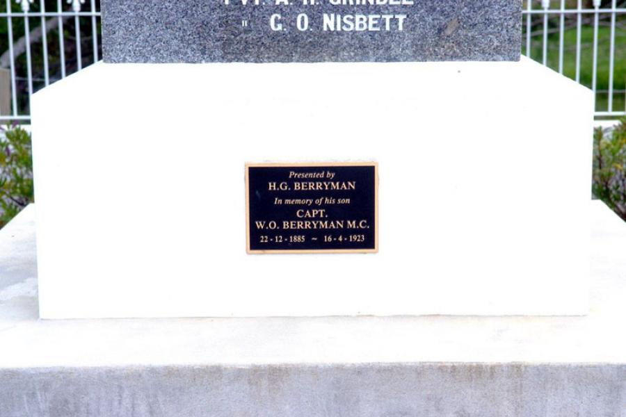 Kohatu war memorial