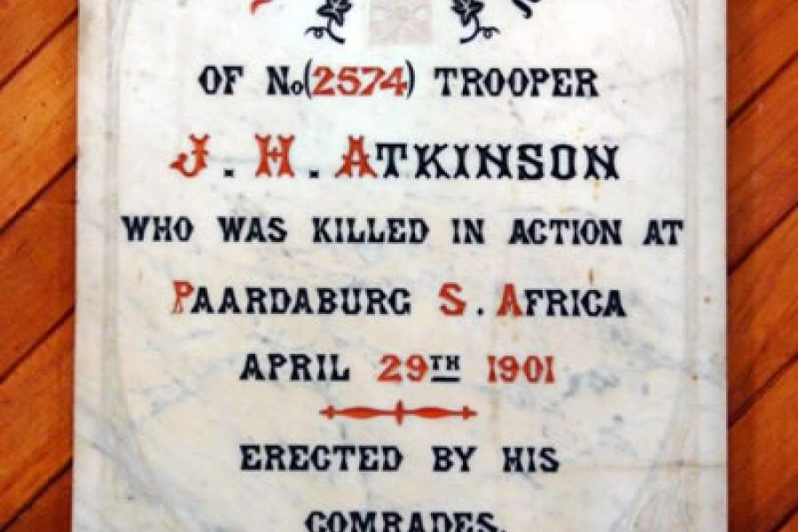 Detail from memorial