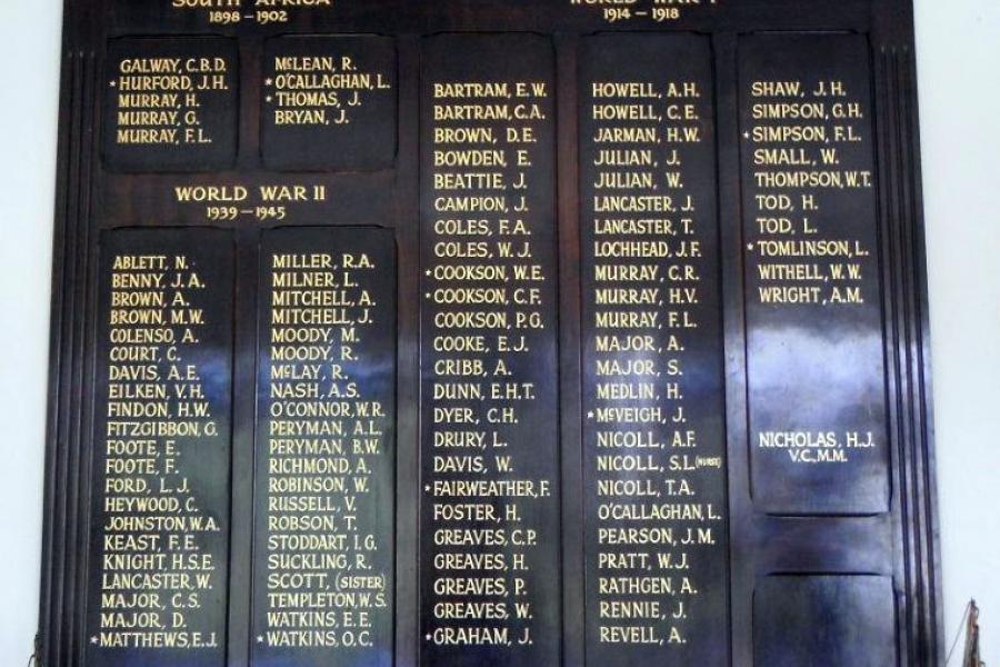 Lincoln University memorial, Anzac Day 2010