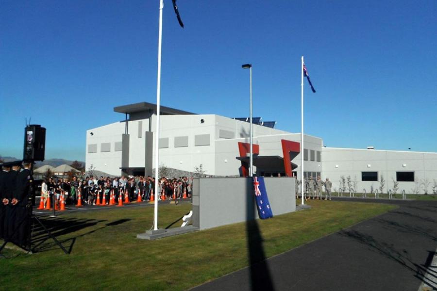 Lincoln University memorial, Anzac Day 2010