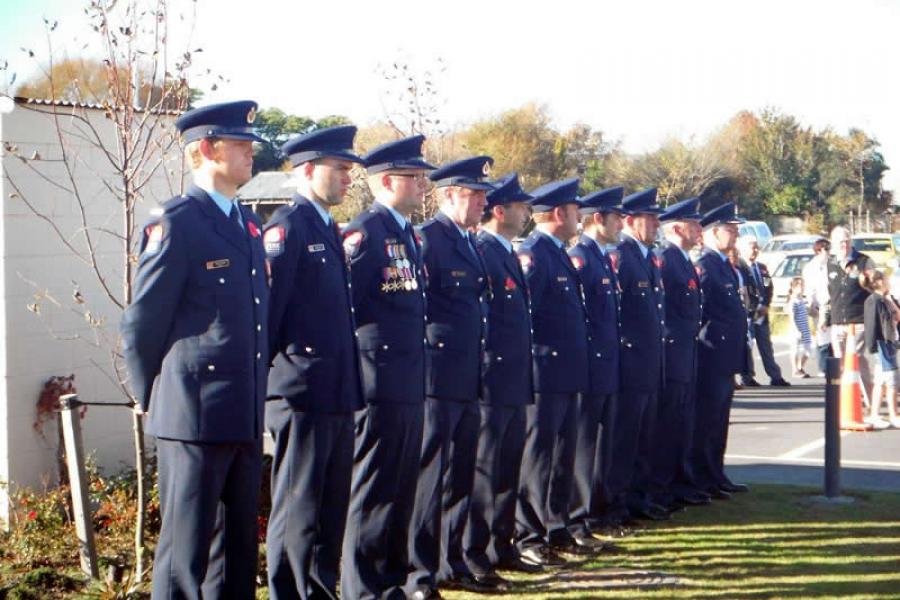 Lincoln University memorial, Anzac Day 2010