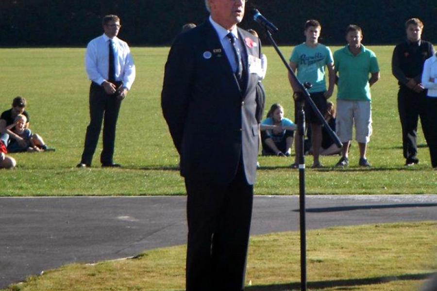 Lincoln University memorial, Anzac Day 2010