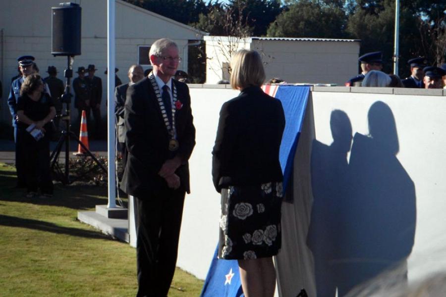Lincoln University memorial, Anzac Day 2010