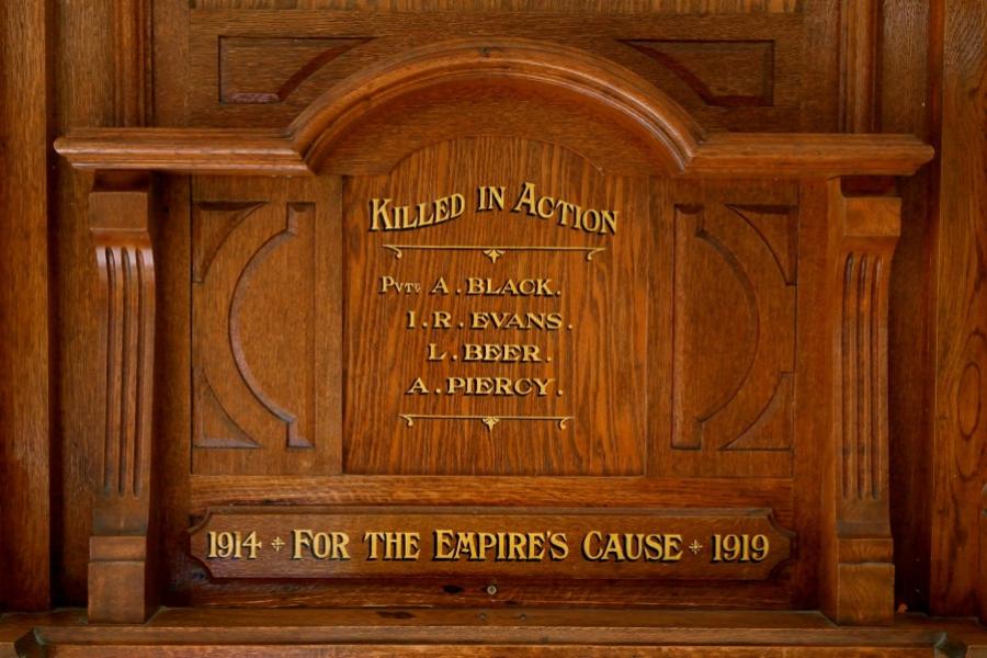 Detail of memorial