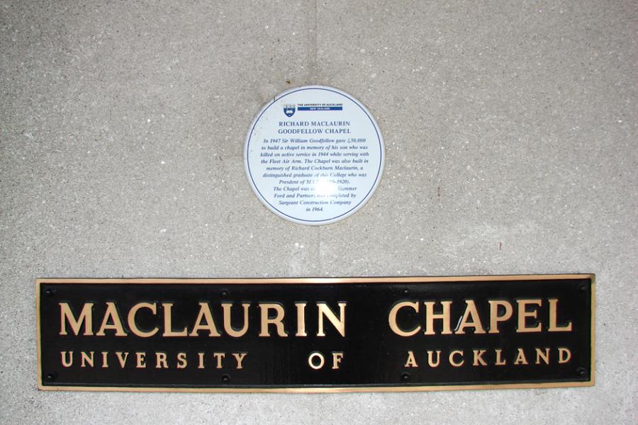 Maclaurin Chapel, Auckland University