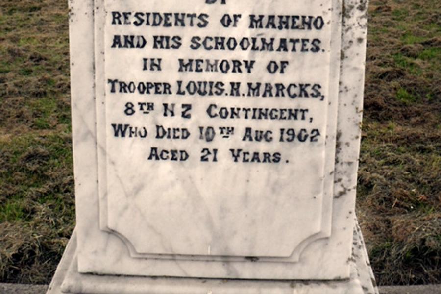 Detail of memorial