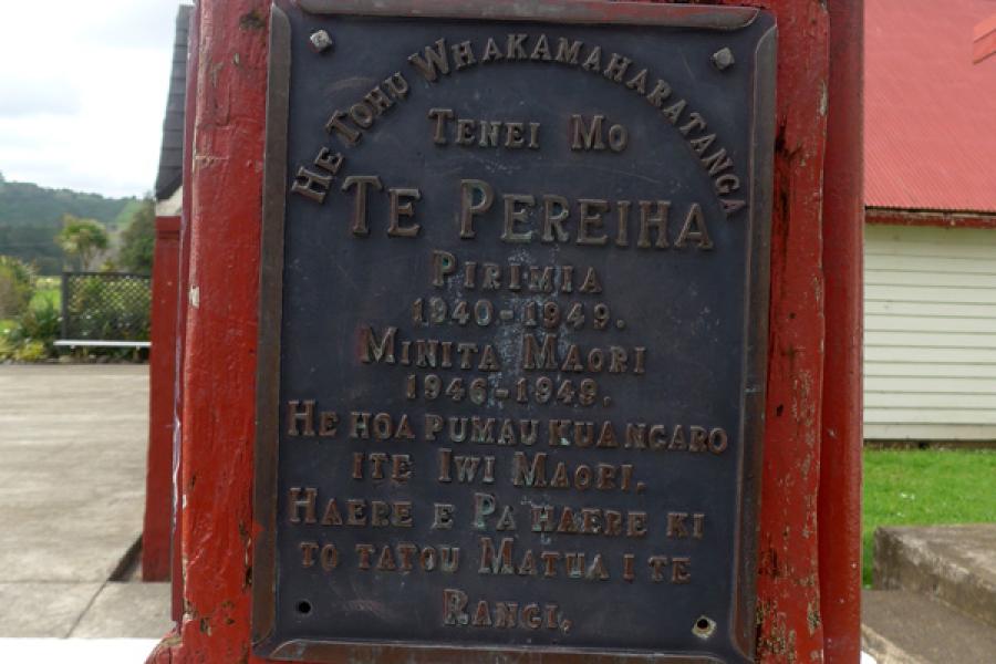Mangamuka Marae memorials