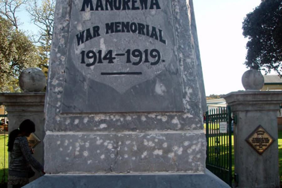 Manurewa first world war memorial