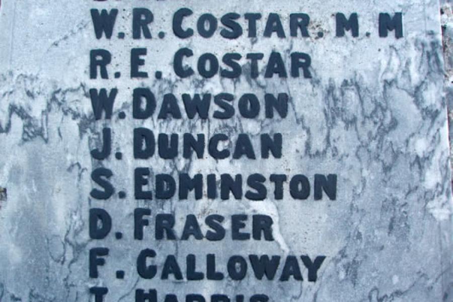 Manurewa first world war memorial
