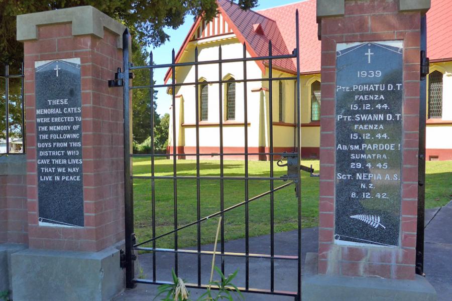 Memorial gates