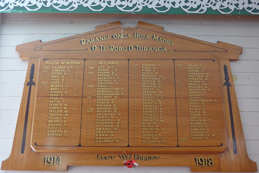 WWI Roll of Honour