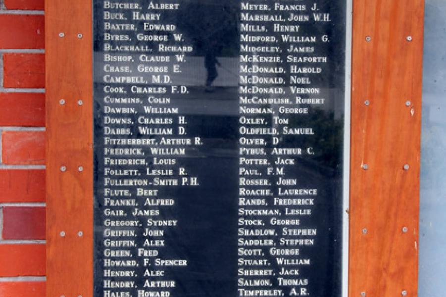 Marton war memorial hall