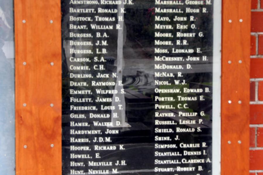 Marton war memorial hall