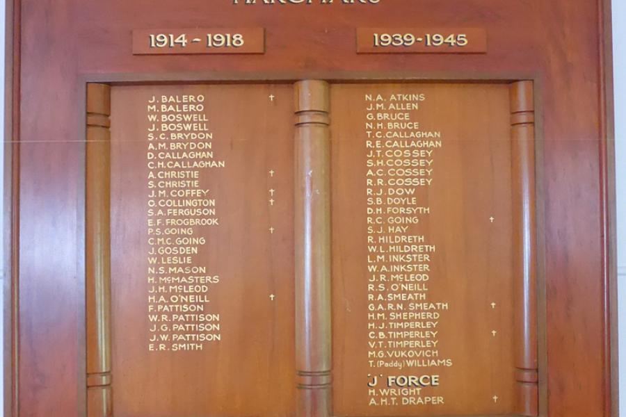Memorial plaque