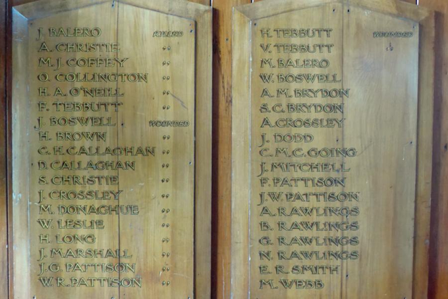 Memorial plaque