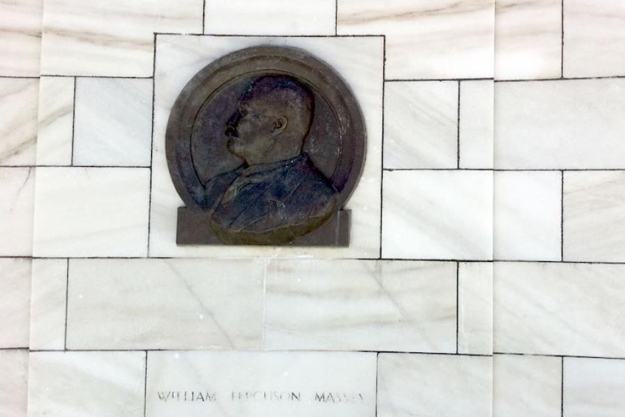 Detail from Massey memorial