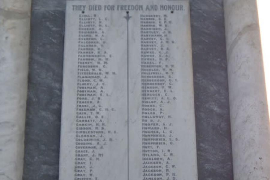 Masterton war memorial