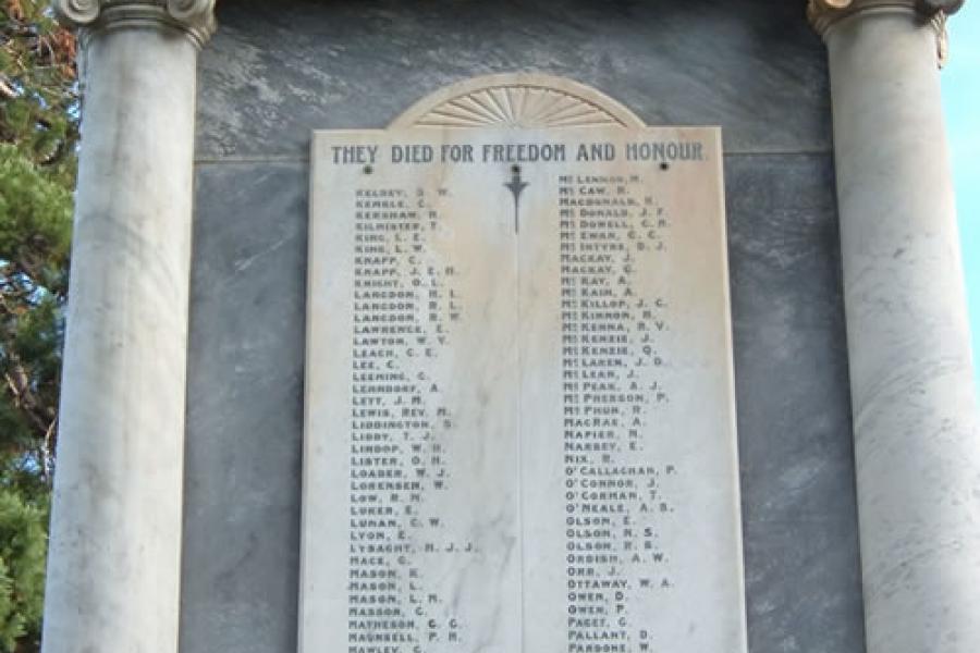 Masterton war memorial