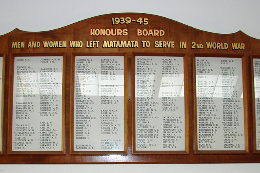 The memorial in 1986