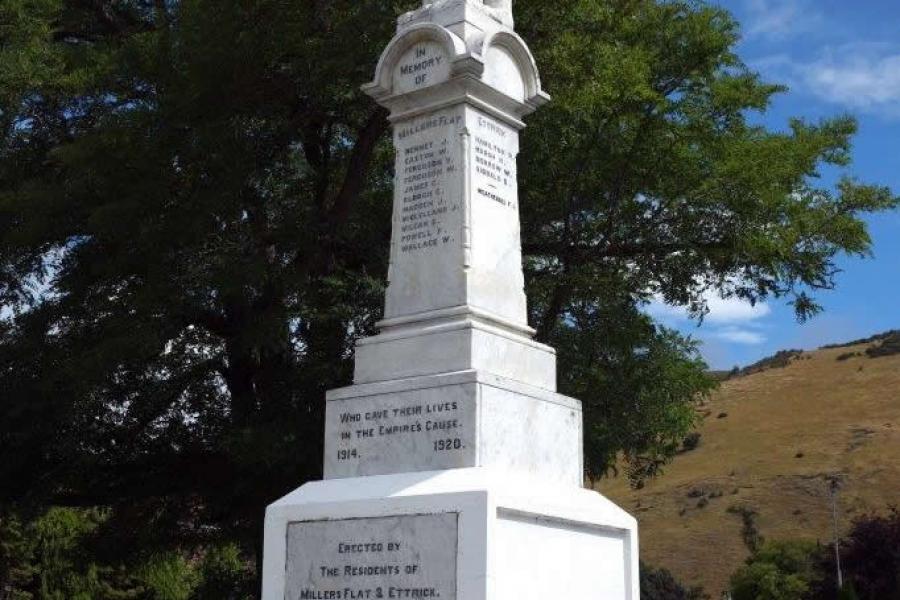 Millers Flat  memorial