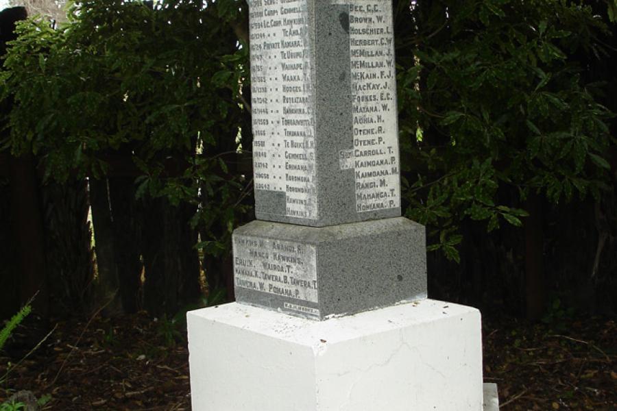 Mōhaka and district war memorial