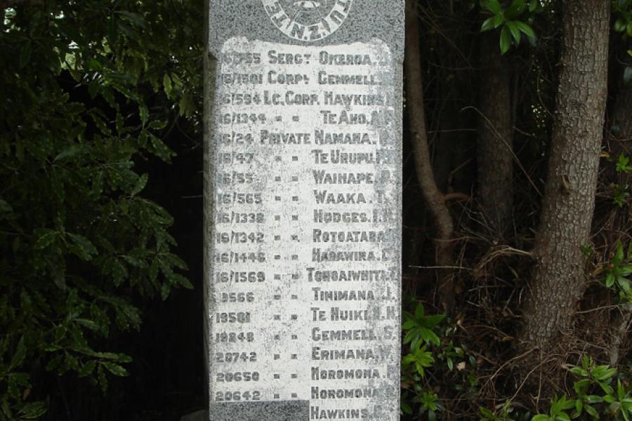 Mōhaka and district war memorial