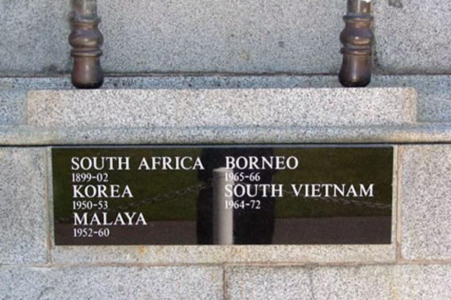 Detail from Napier cenotaph