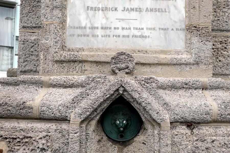 Clive flood memorial
