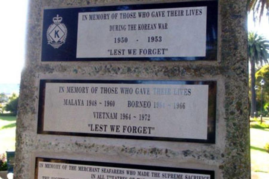 Nelson ANZAC memorial park