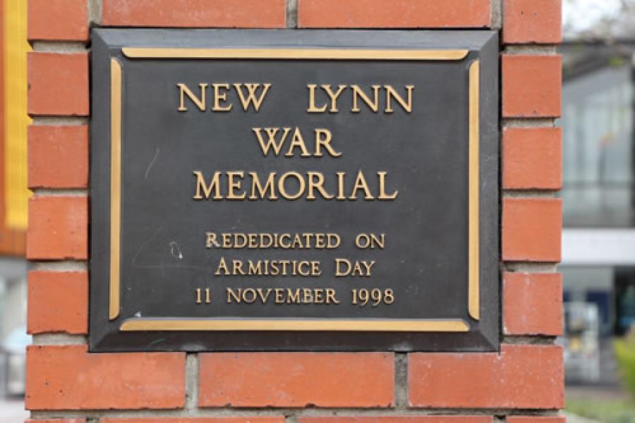 Detail of memorial