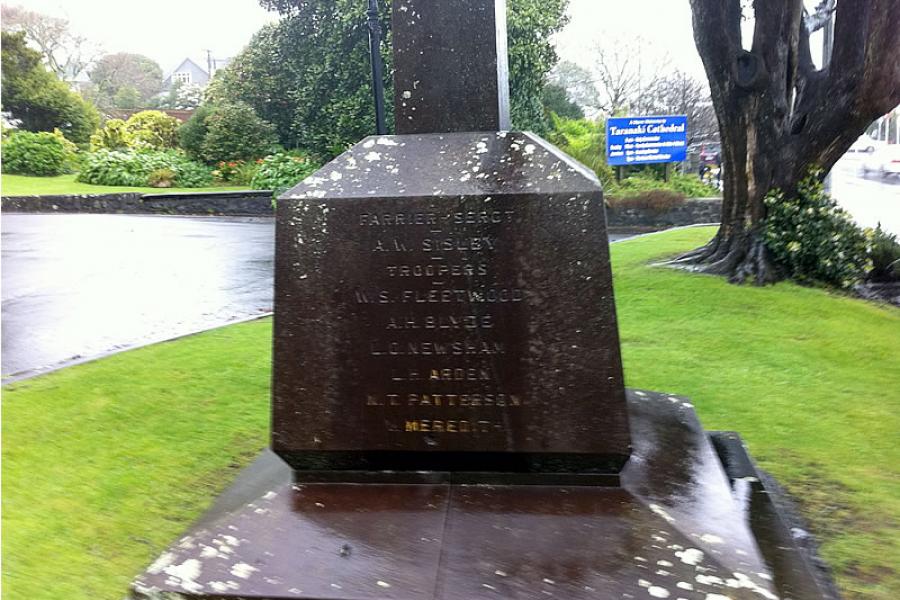New Plymouth South African War memorial