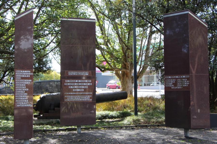 Detail of memorial