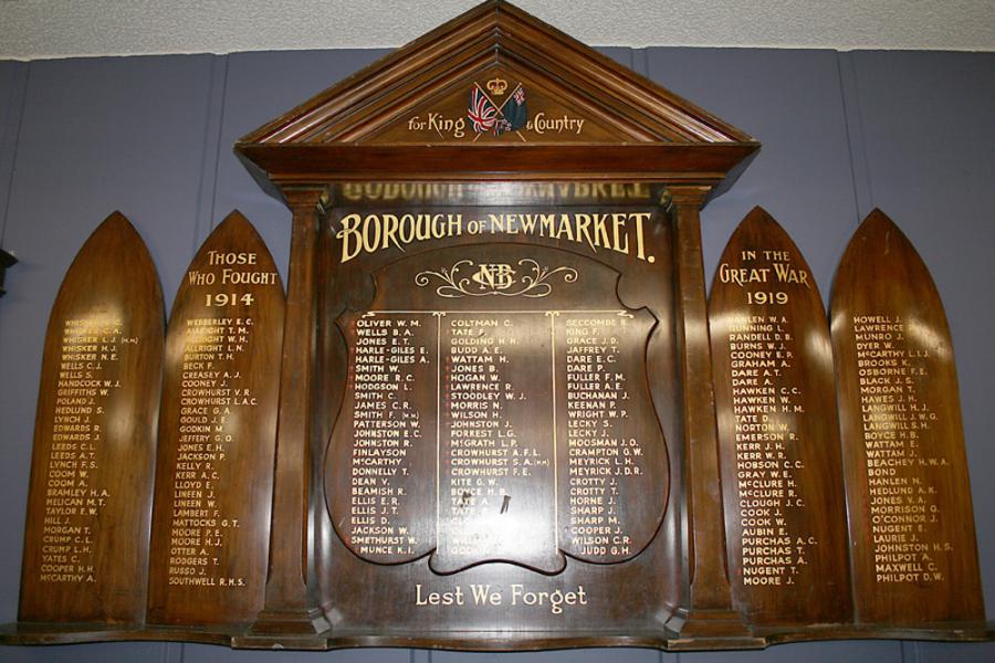 Detail of memorial