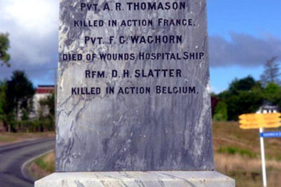 Ngatimoti war memorial