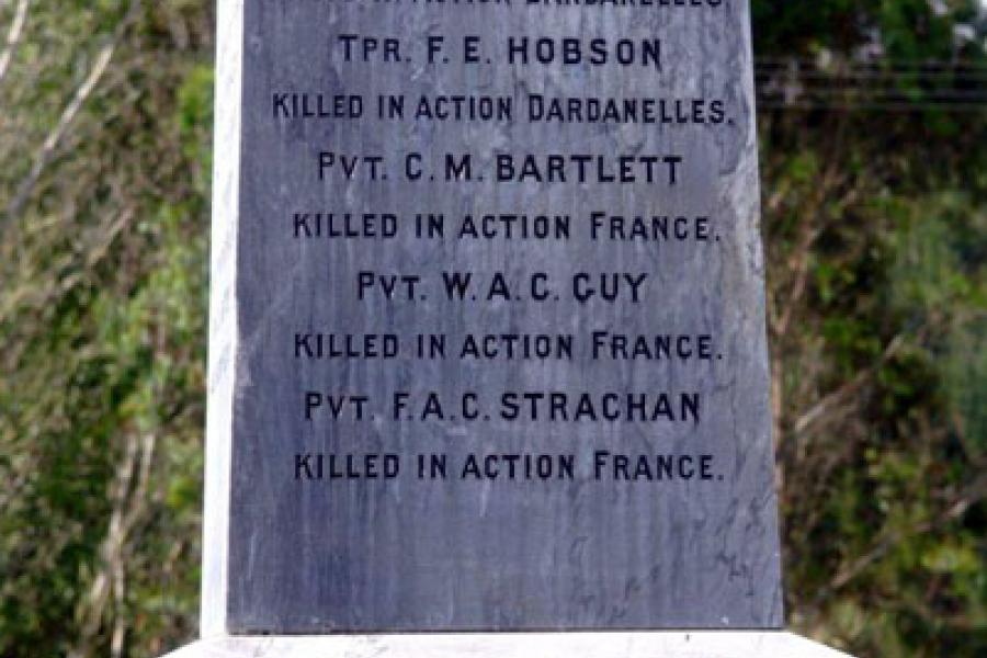 Ngatimoti war memorial