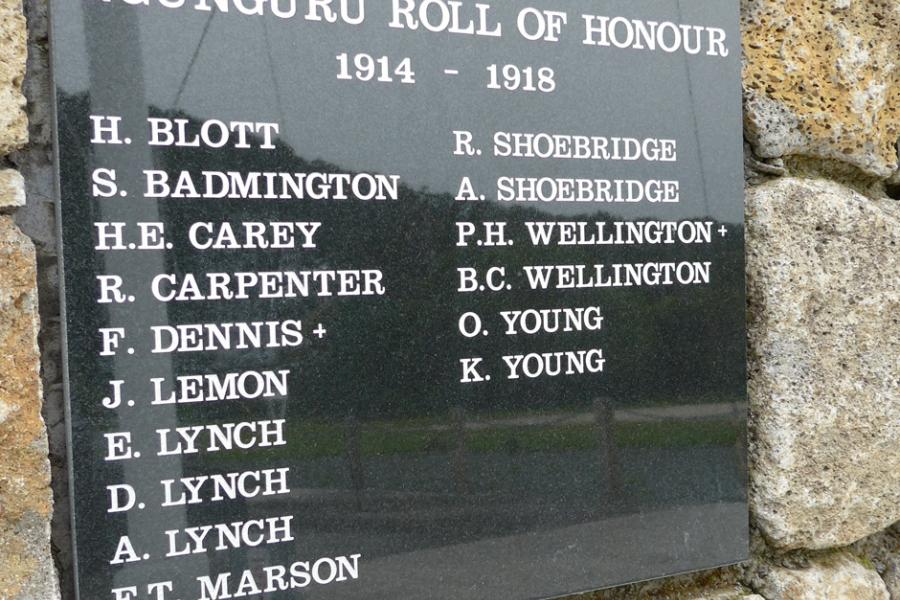Roll of Honour