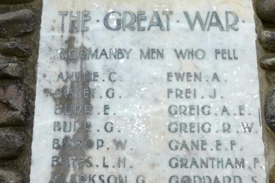 Normanby First World War memorial