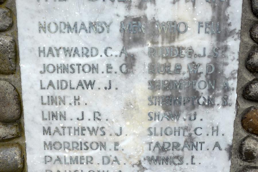 Normanby First World War memorial