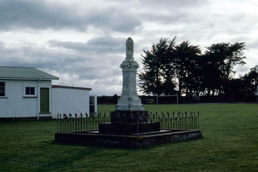 The memorial in c1986