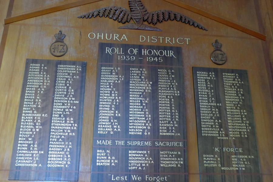 Roll of Honour