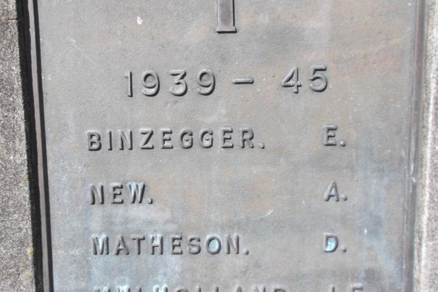 Ōngarue war memorial