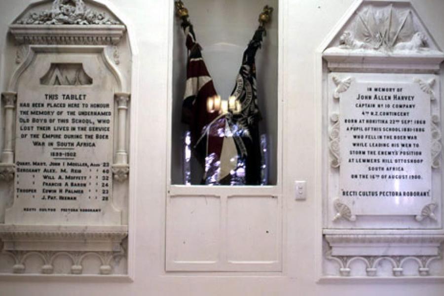 Otago South African War memorial tablet